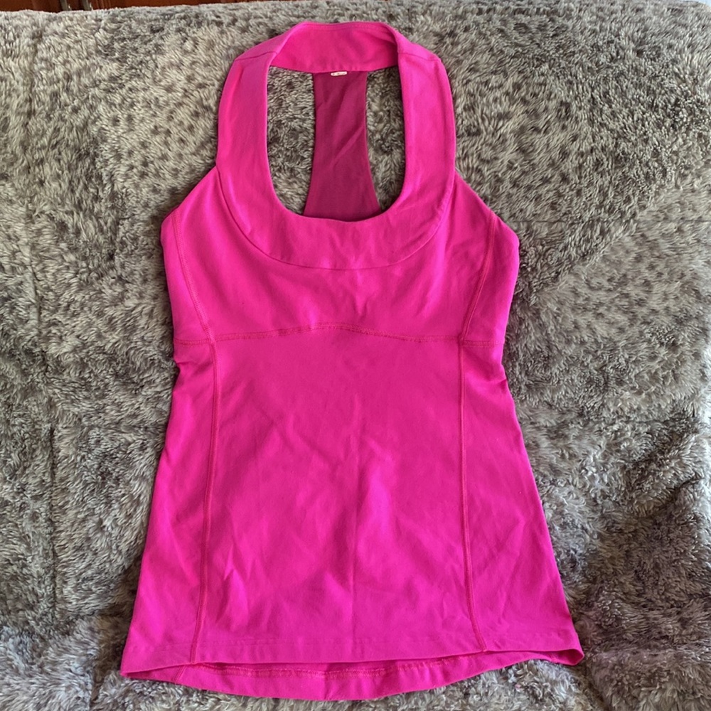 Lululemon hot pink workout top. Size 6